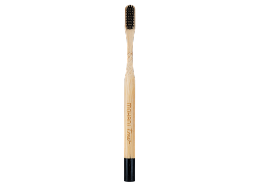 Bamboo toothbrush - black