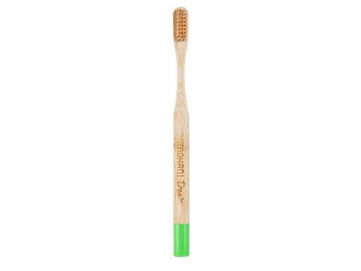 Bamboo toothbrush - green